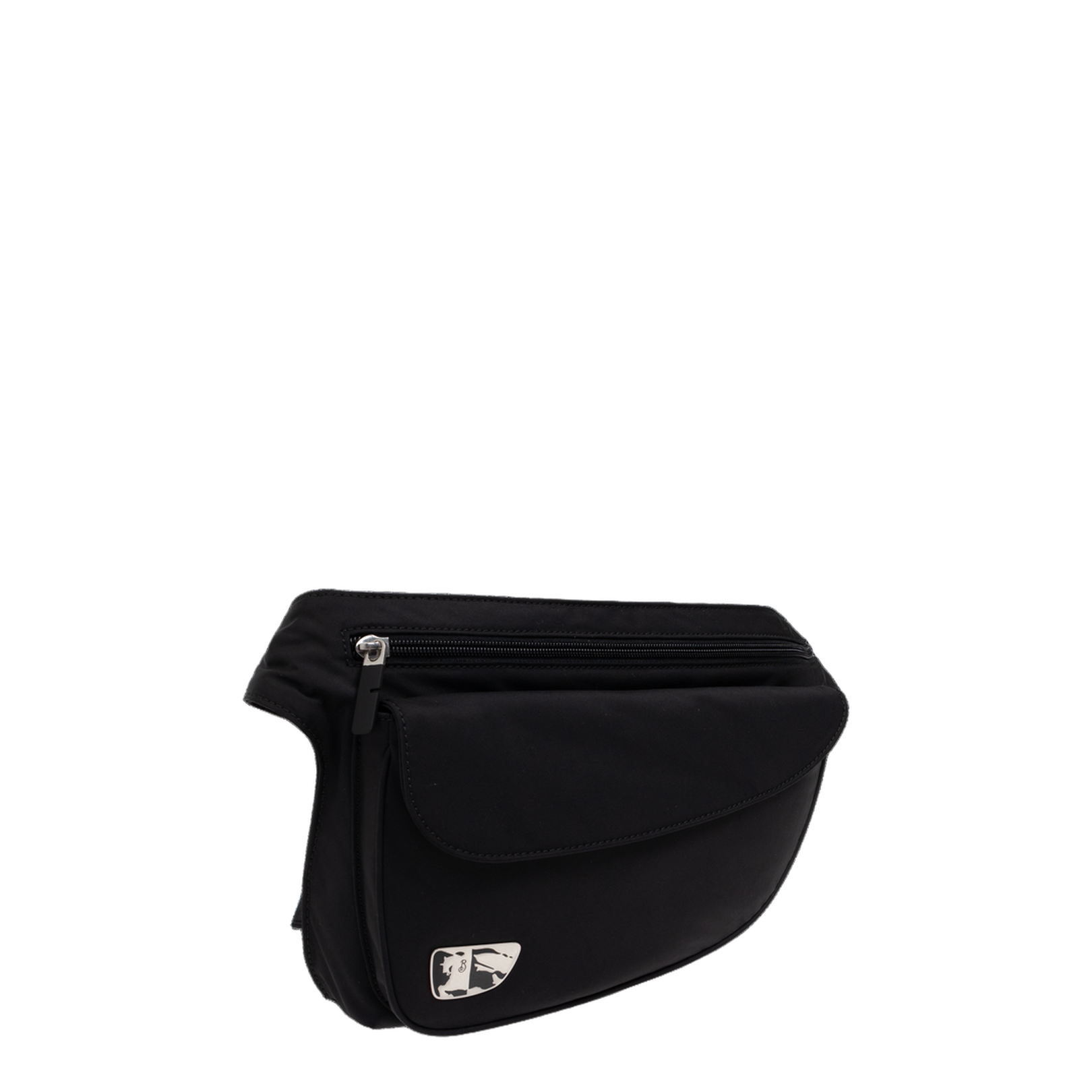 Belt Bag with Logo-Shaped Appliqué