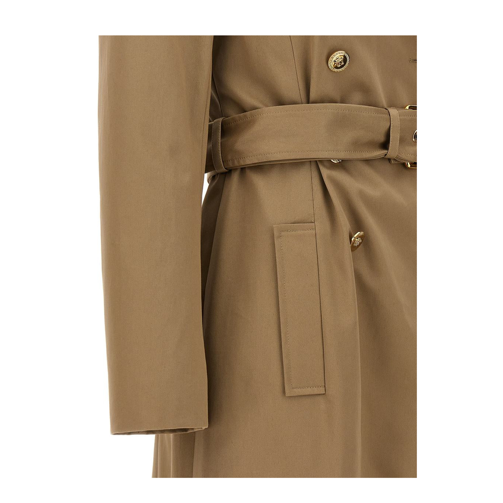 Straight Single Breasted Coat Black