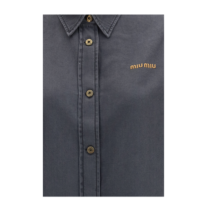 MAYFEYR - Miu Miu - Denim-Style Cotton Shirt - GWC131SOOO15MP