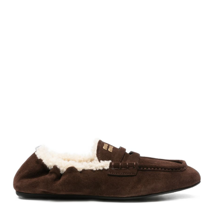 MAYFEYR - Miu Miu - Flat Shoes Brown - 5D341EZ0GF0003