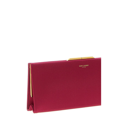 Midnight Piccola Clutch Satin Pink