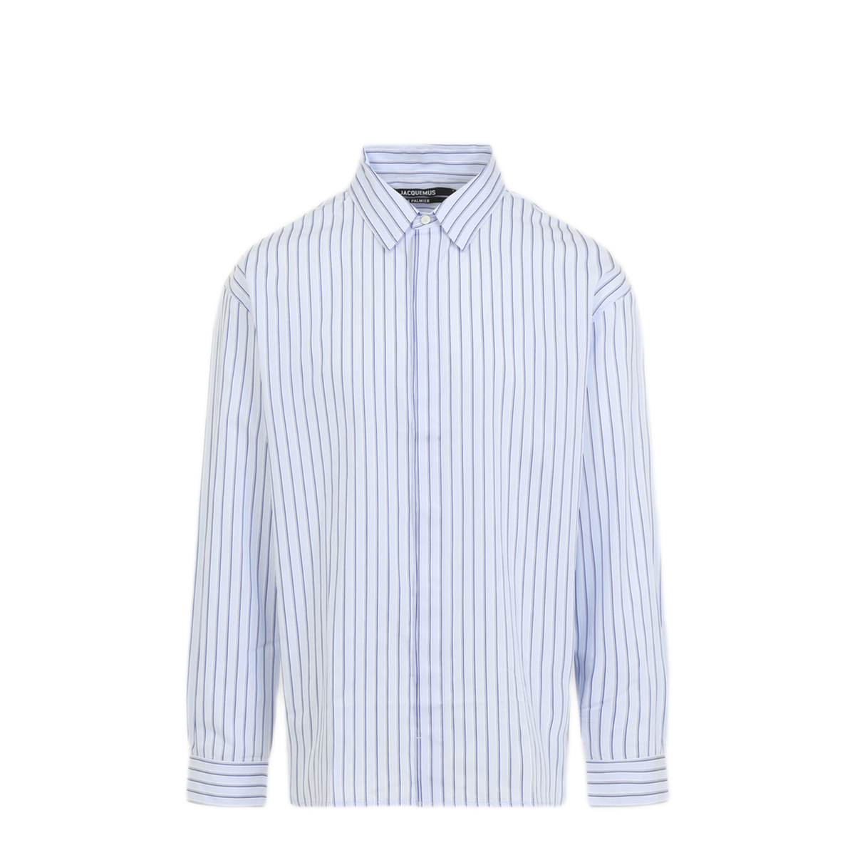 MAYFEYR - Jacquemus - Le Simon Shirt Big Dog Blue Stripe - SHM00541AW009283DO