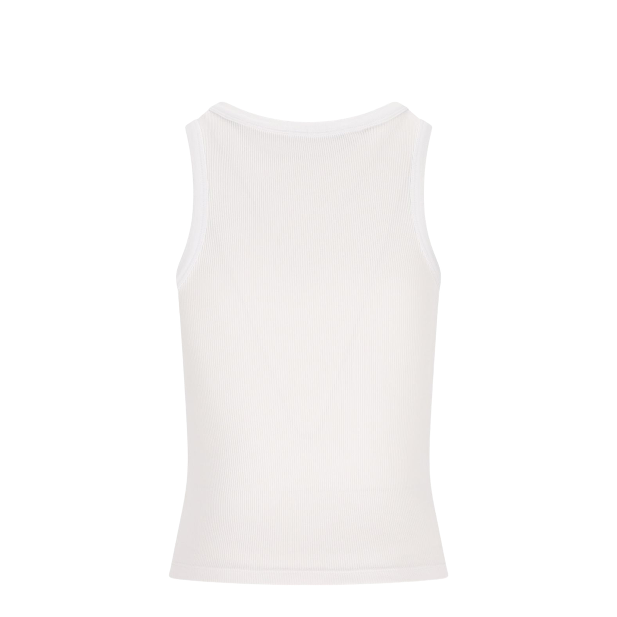 Logo Ribbed Tank Top