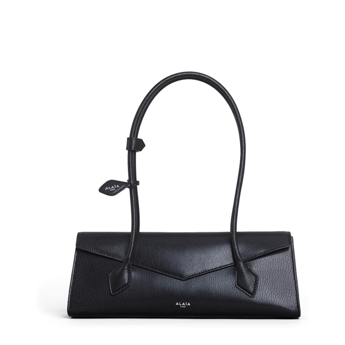Le Teckel Medium Goatskin Bag - Black