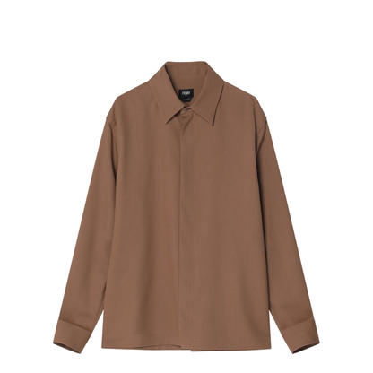 Rust-coloured Wool Shirt
