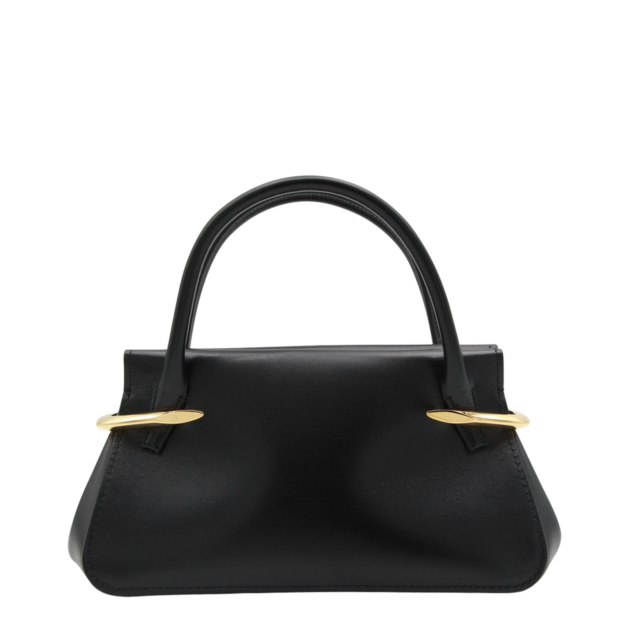 Pinch Mini Calfskin Bag - Black