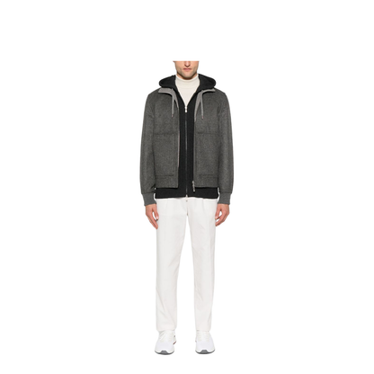 Cashmere Bomber Jacket