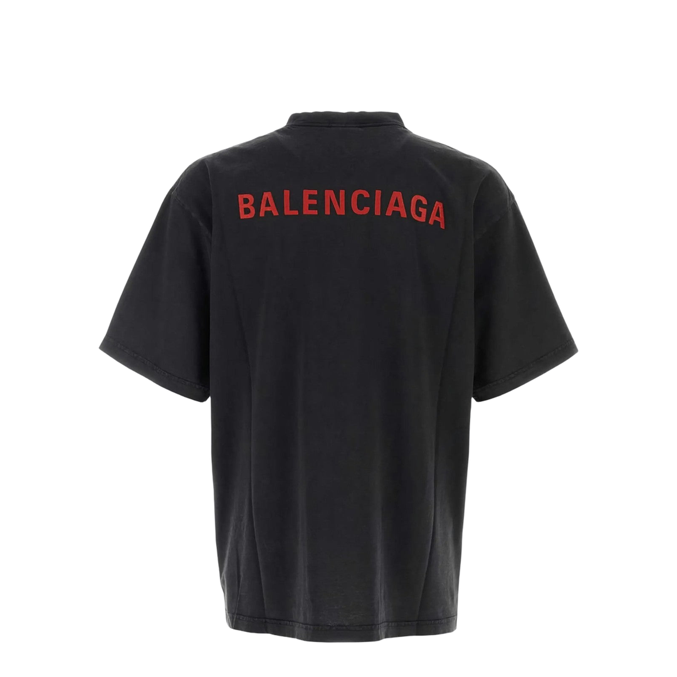 Back T-shirt Medium Fit in Light Blue/white