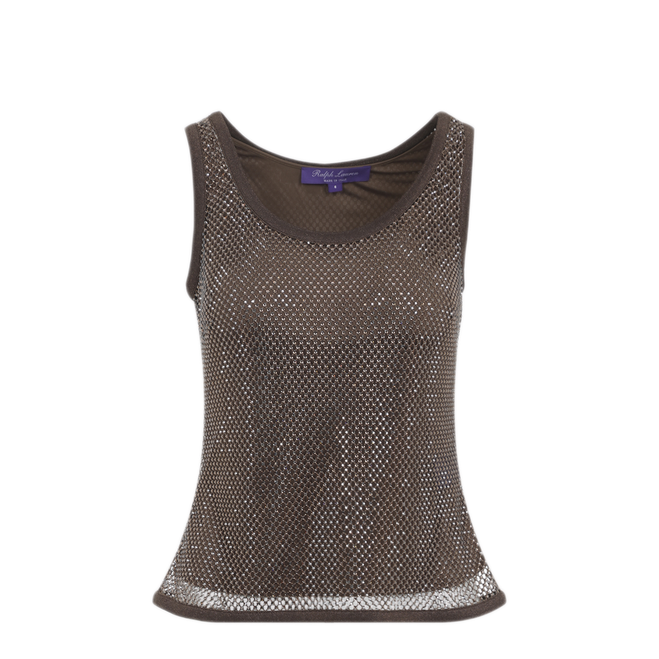 MAYFEYR - RALPH LAUREN COLLECTION - Espresso Melony Tank Top - 290P19622001ESPRESSO