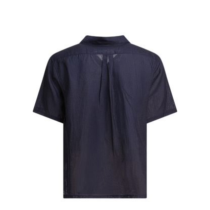 MAYFEYR - nonnative - Voyager Oxford Linen Shirt - NNS4618DKNAVY