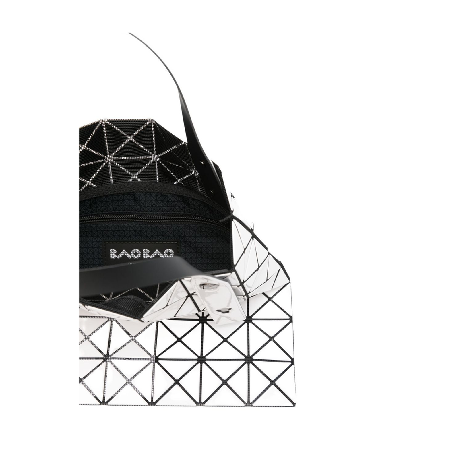 Prism Tote Bag In Shiny Synthetic Leather