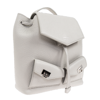 Leather backpack
