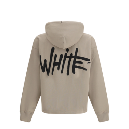MAYFEYR - Off-White - Spray Logo Skate Hoodie - 44MBB12MS26F008250
