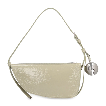 Small Shield Leather Shoulder Bag