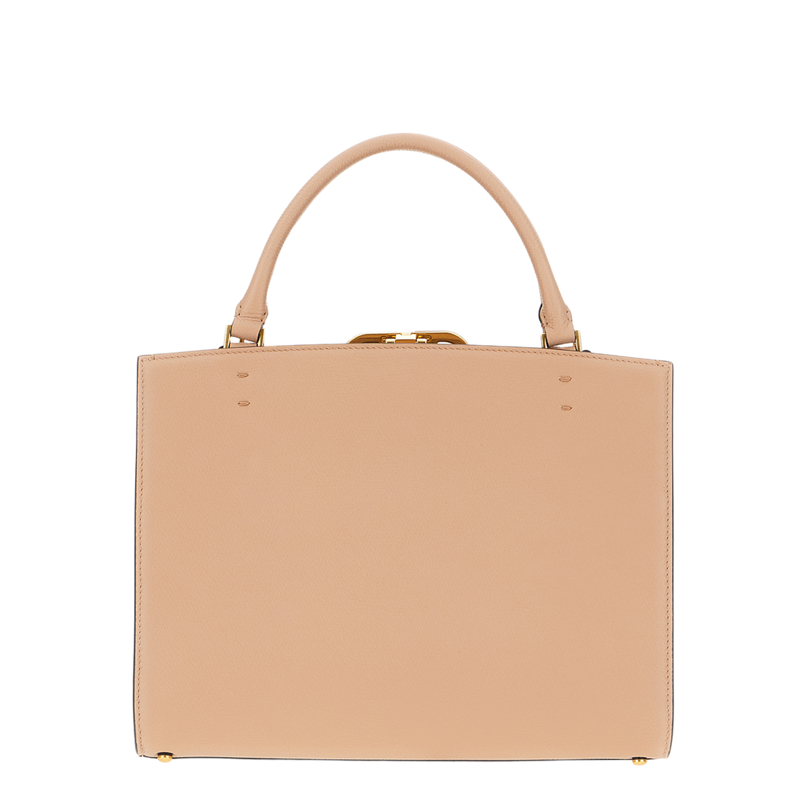 Skin Pink Leather Shopping Bag
