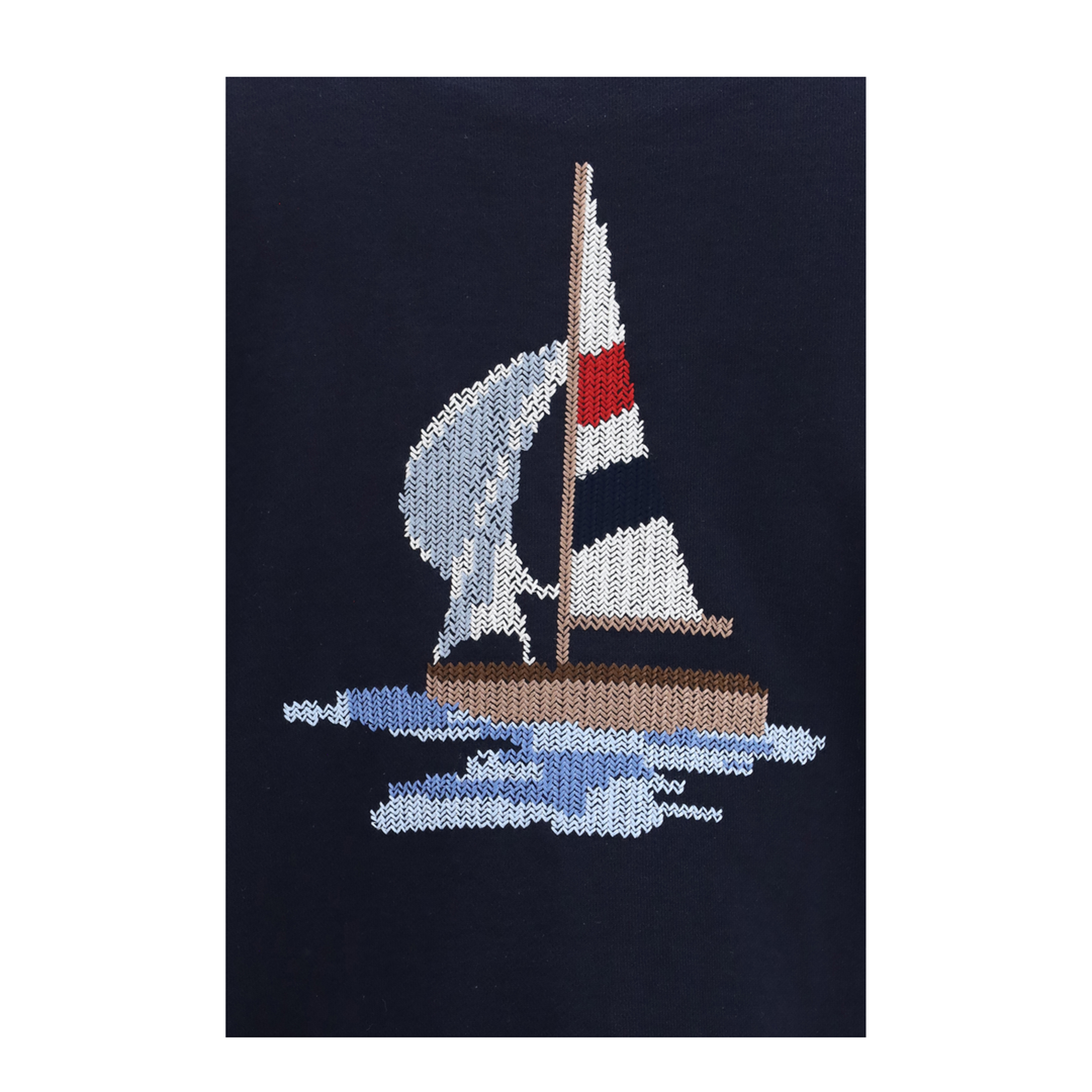 MAYFEYR - Thom Browne - 4 Bar Boat Cotton Cardigan - MJT582E00535