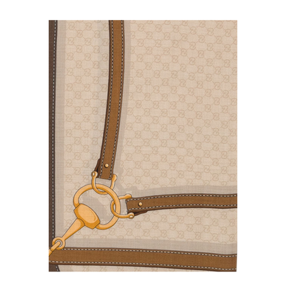 MAYFEYR - Gucci - Beige Gg Supreme Pattern Scarf - A007EB3GARI9700