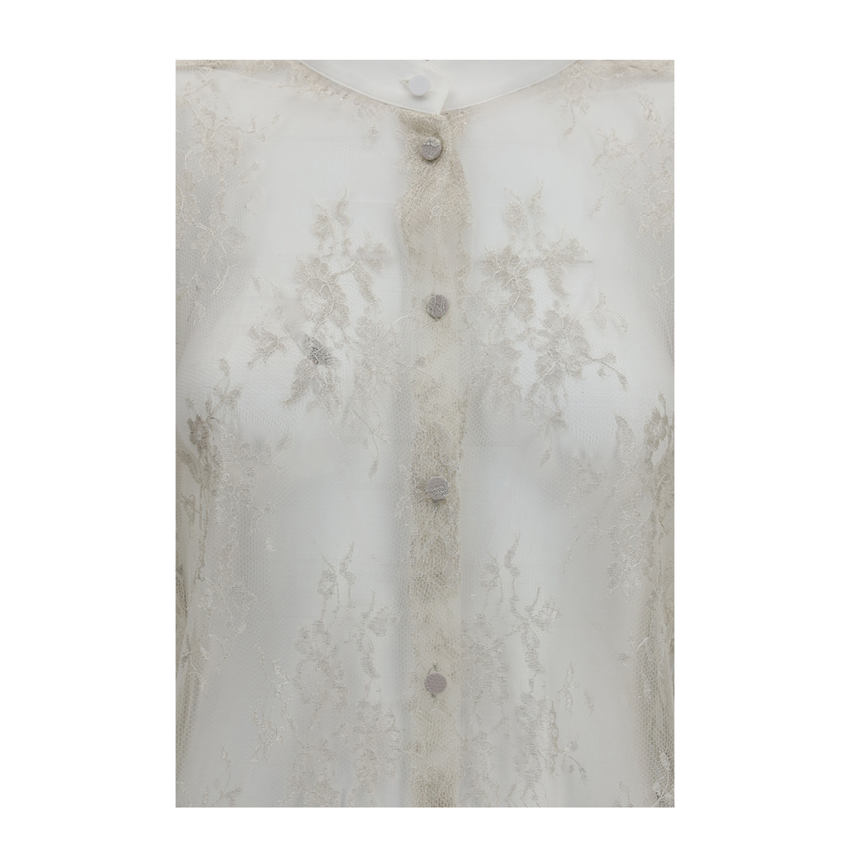MAYFEYR - Tom Ford - Lace Shirt With Floral Embroidery - CA3398FAX1884TAA