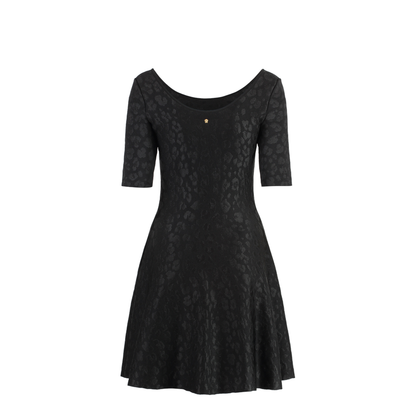 Jacquard Knit Mini-dress