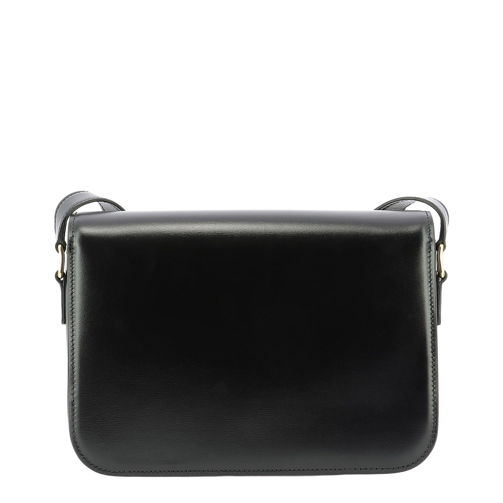 Classique Triomphe Bag in Shiny Calfskin - Black