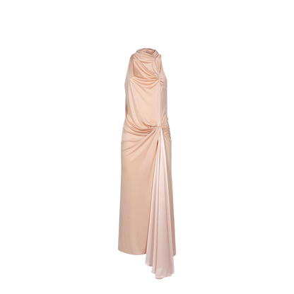 MAYFEYR - Valentino - Viscose Long Dress With Cut-Out Detail - BVAJY5A5Y