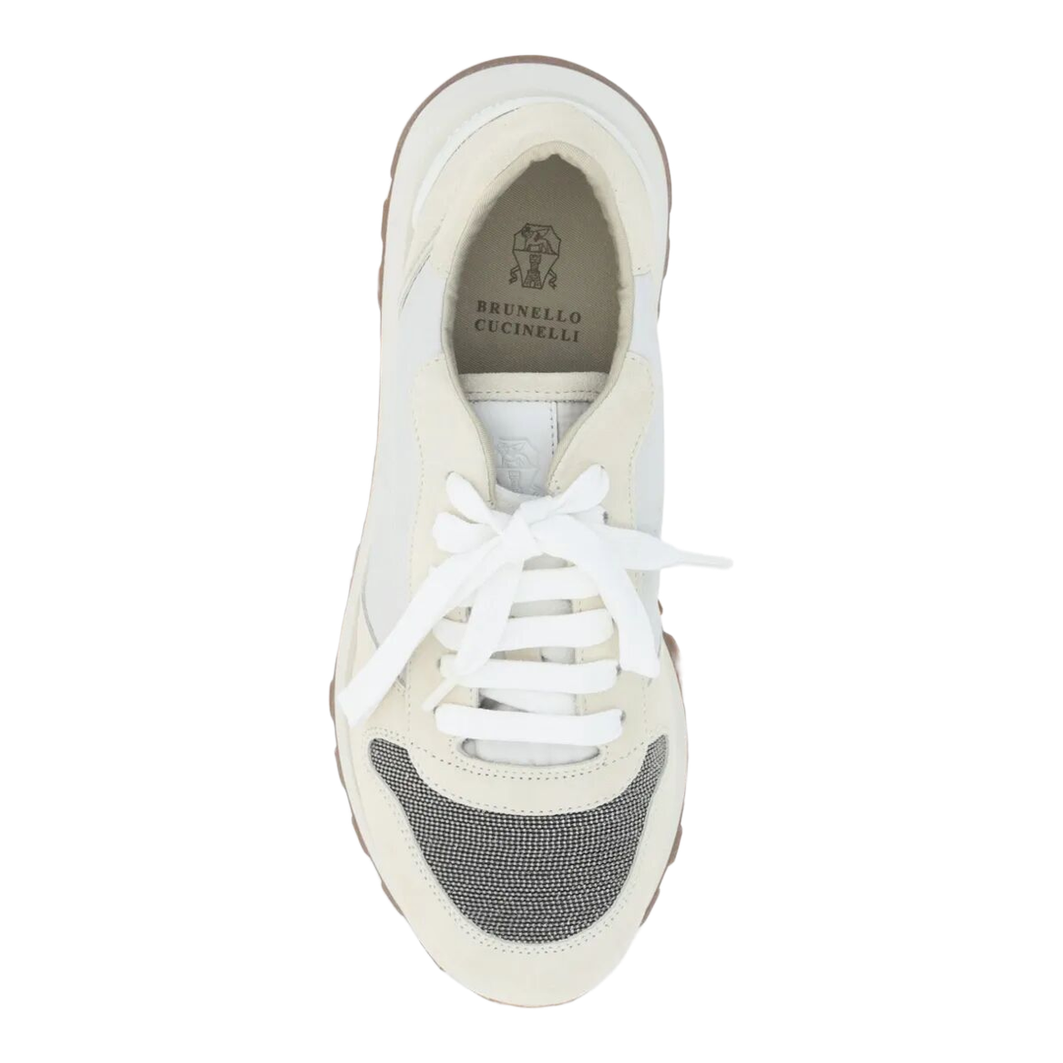 MAYFEYR - Brunello Cucinelli - Suede And Techno Fabric Runners With Precious Toe - MZSFG1960