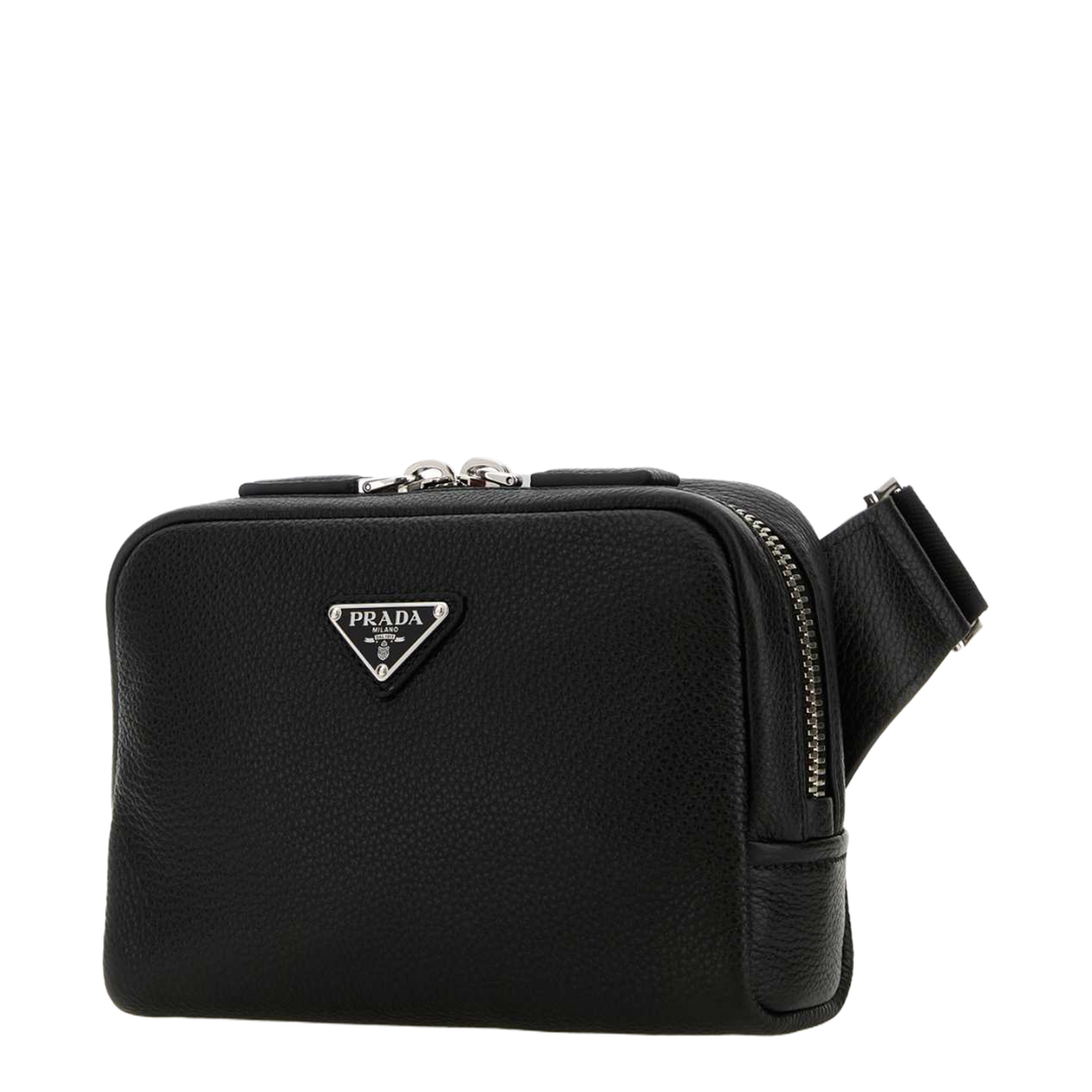 Black Leather Crossbody Bag