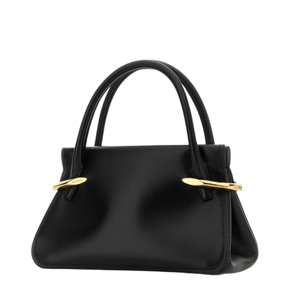 Pinch Mini Handbag Leather Black