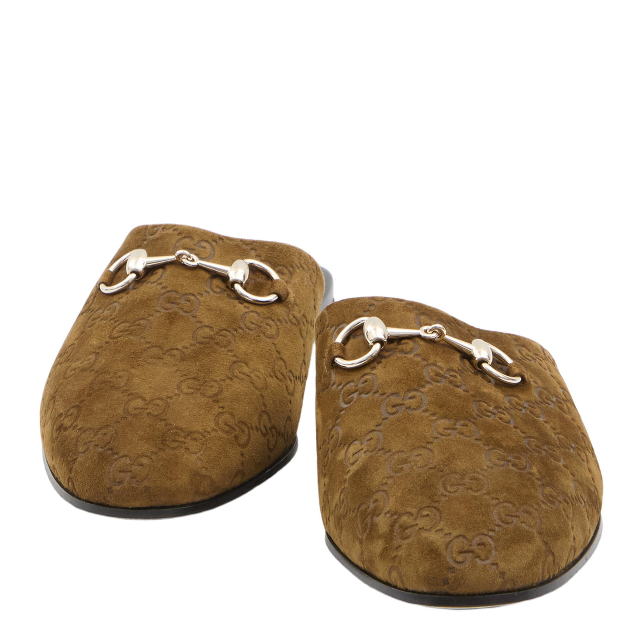 Horsebit Mule Brown Suede