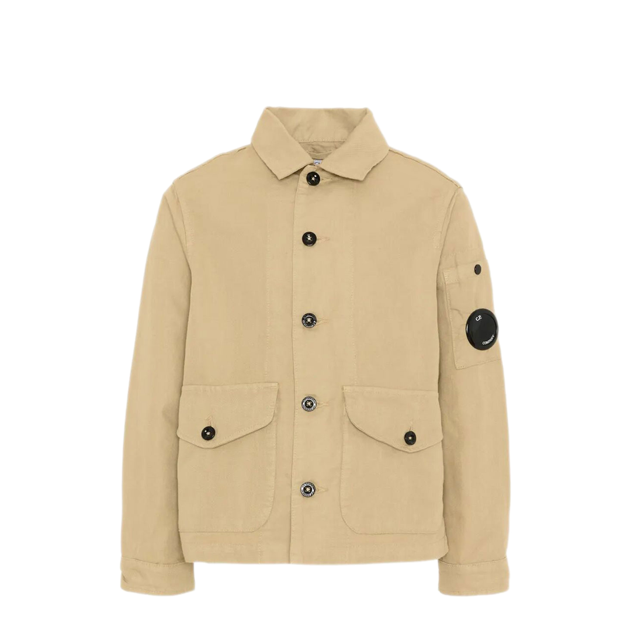 MAYFEYR - C.P. COMPANY KIDS - Button Down Cotton Jacket - CUA006LZC0120129