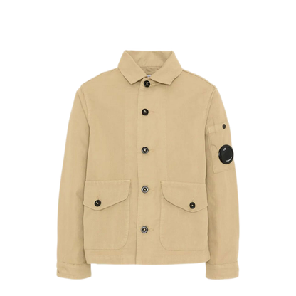 MAYFEYR - C.P. COMPANY KIDS - Button Down Cotton Jacket - CUA006LZC0120129