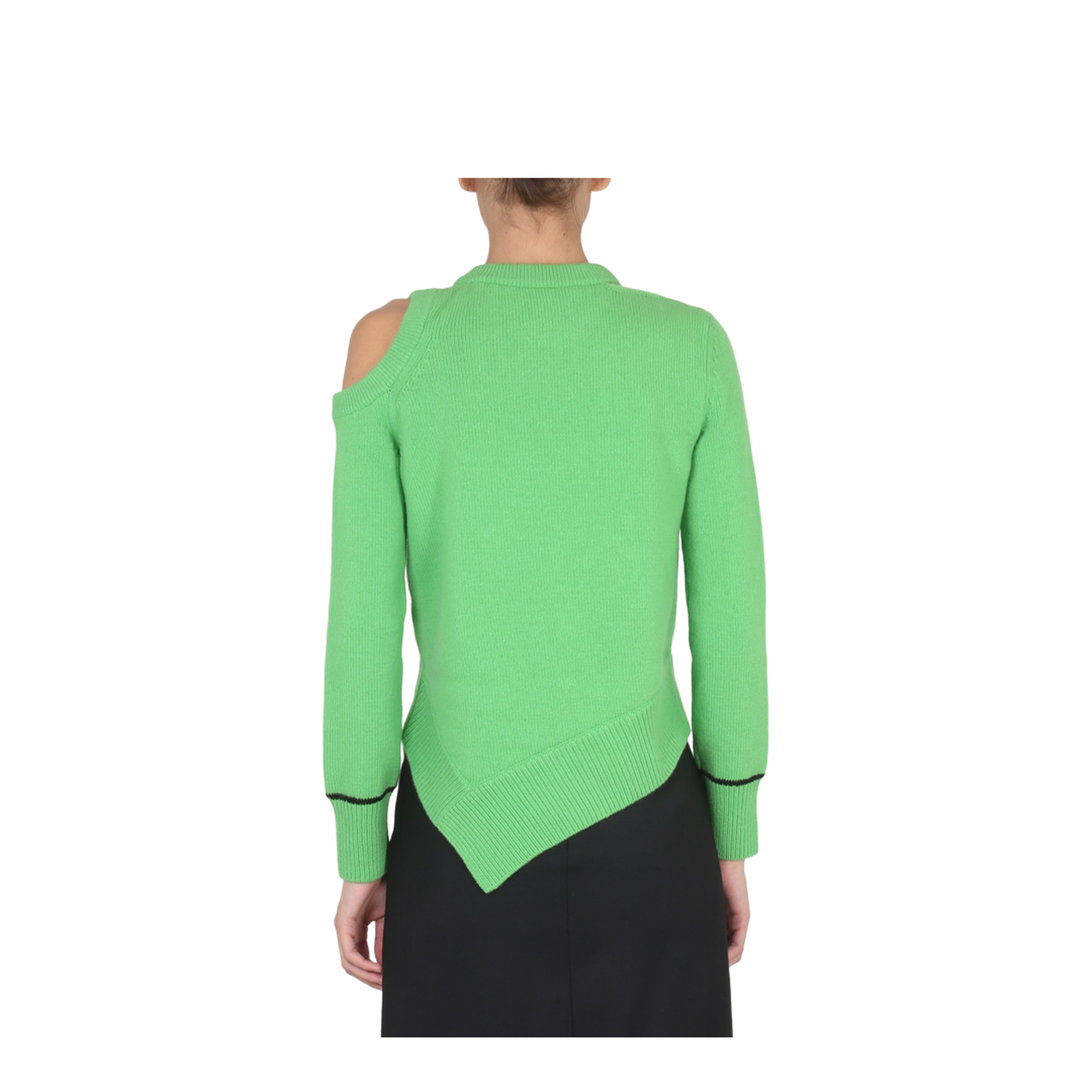 Sweater with Bare Shoulders