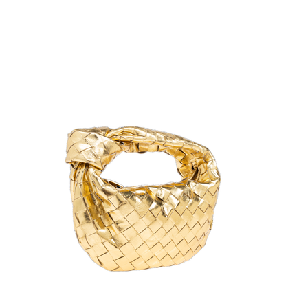 Gold Nappa Leather Mini Jodie Handbag