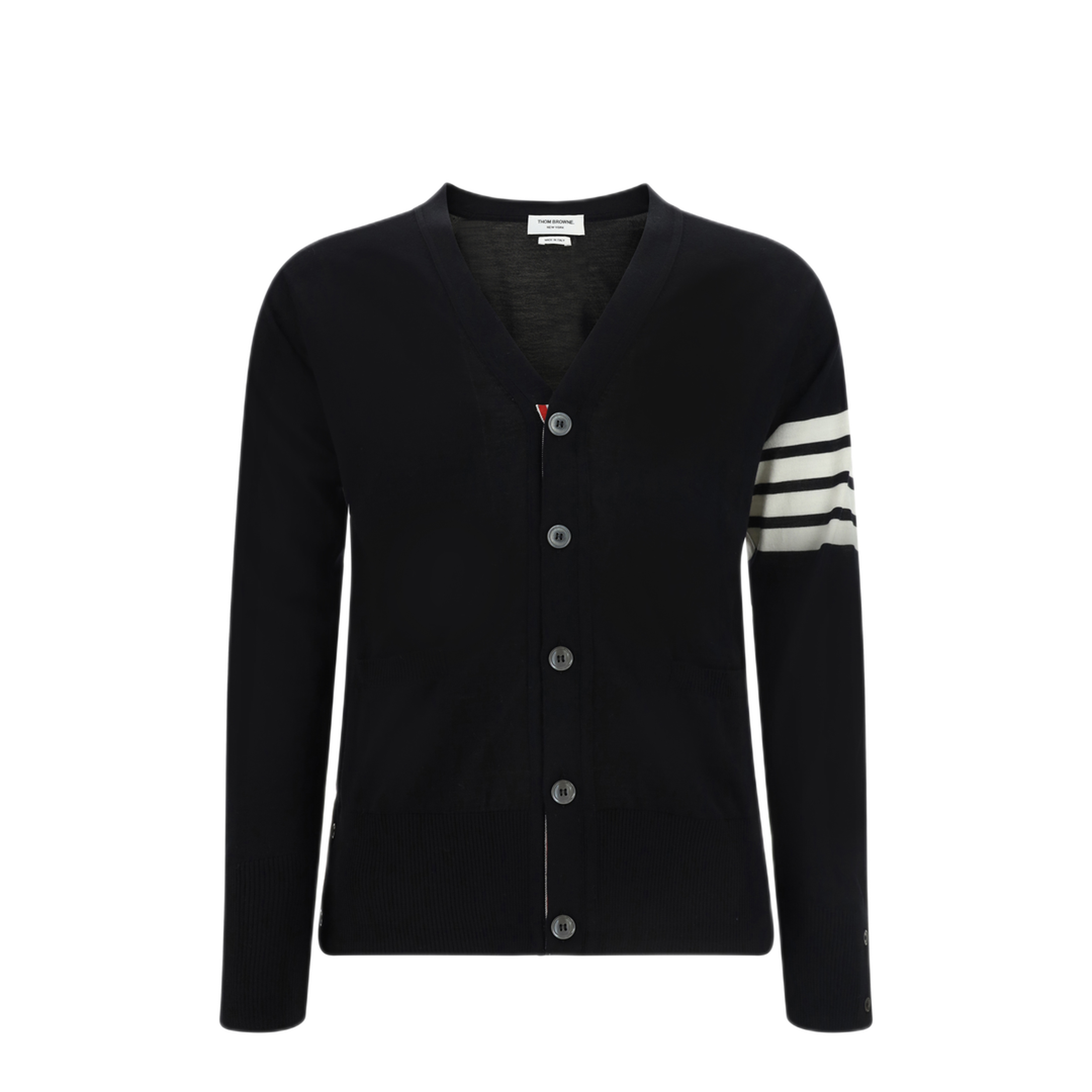 MAYFEYR - Thom Browne - Virgin Wool Cardigan - MKC002AY1014001