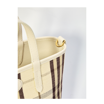 Ivory Mini Bloomsbury Reversible Handbag