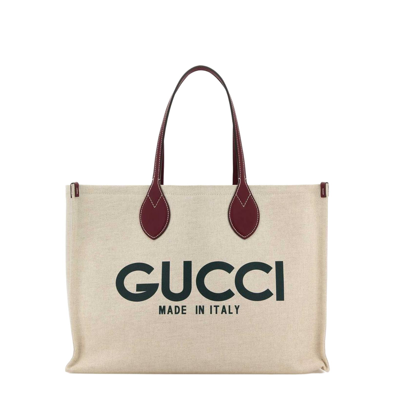 Large Canvas Tote Bag - Beige