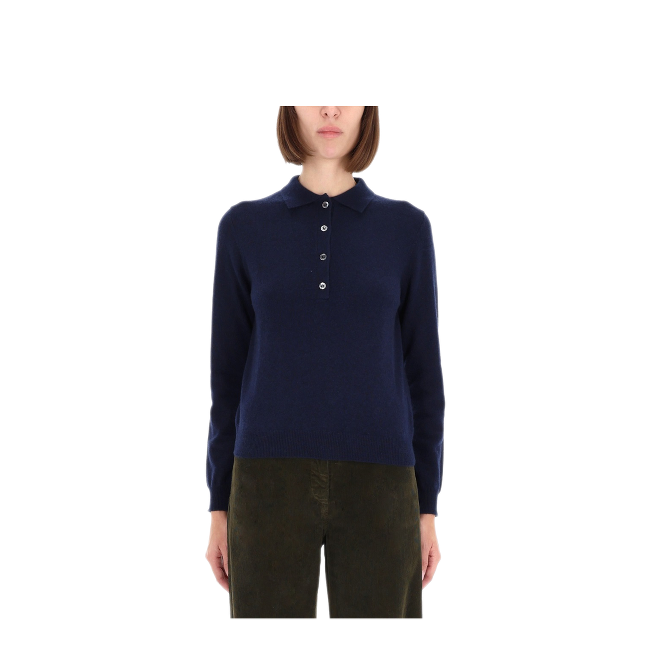 MAYFEYR - ASPESI - Cashmere Polo Shirt - 3306456701098
