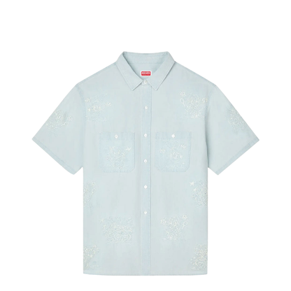 MAYFEYR - Kenzo - Cartoon Embroidered Short Sleeve Shirt - FG55DC1047F0