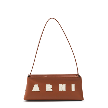Museo Compact Baguette Bag Calfskin - Moca/Ivory