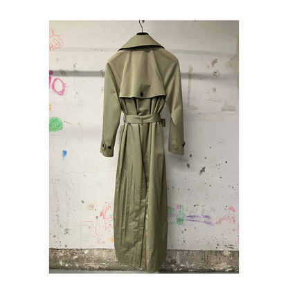 Double-breasted Trench Coat Beige