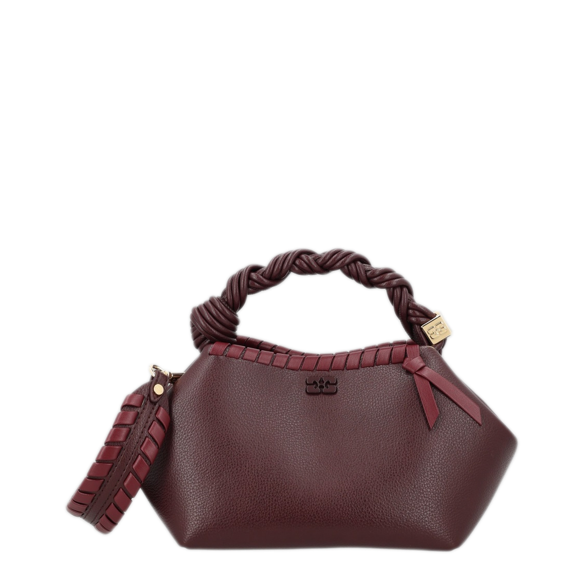Bou Small Woven Handbag - Bitter Chocolate