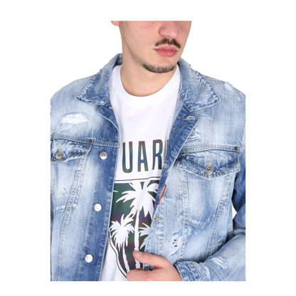 MAYFEYR - Dsquared2 - T-Shirt D2 Caten'S Beach - S74GD1091S23009100
