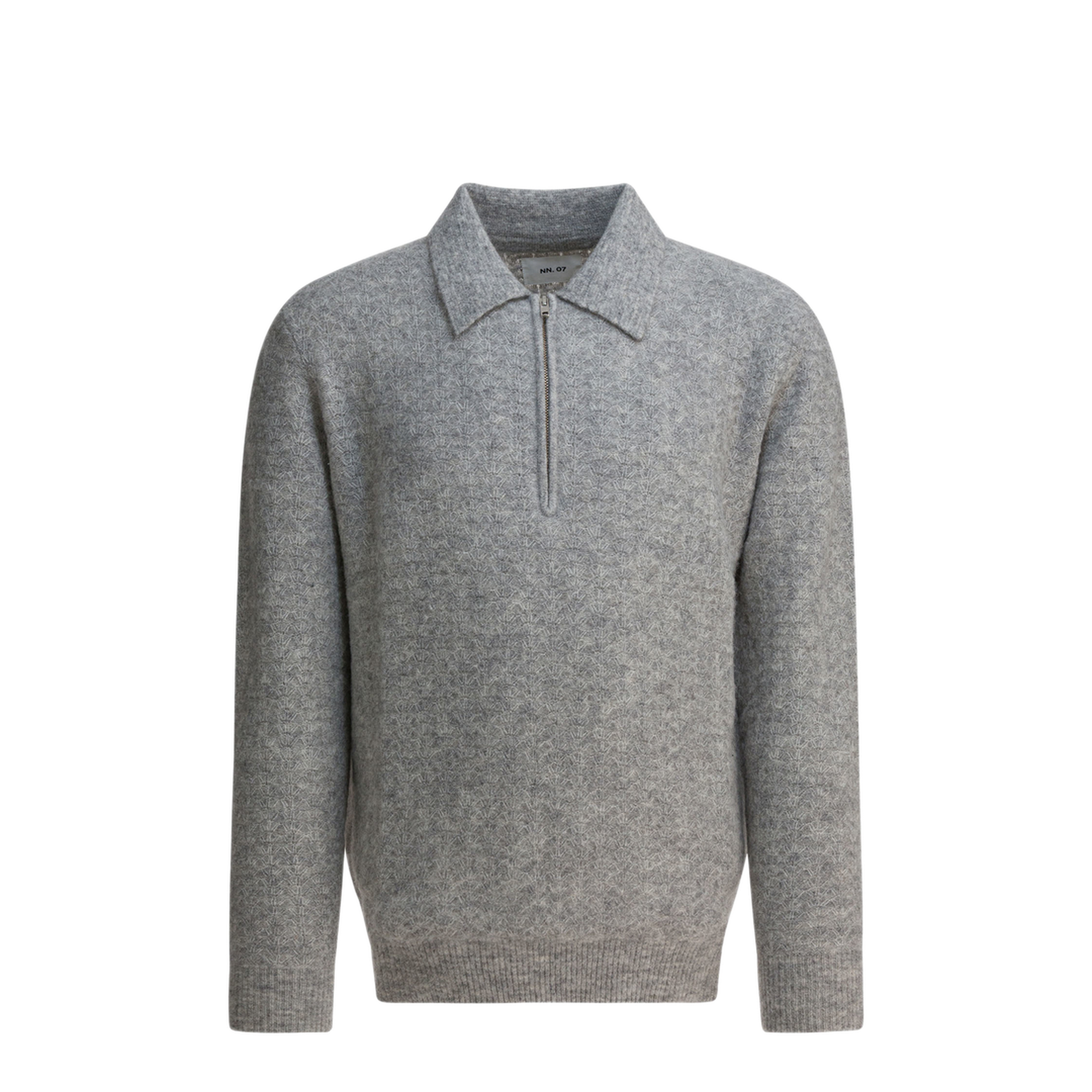 MAYFEYR - NN.07 - Alfie Alpaca Blend Polo Sweater - 2560000112930