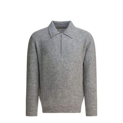 MAYFEYR - NN.07 - Alfie Alpaca Blend Polo Sweater - 2560000112930