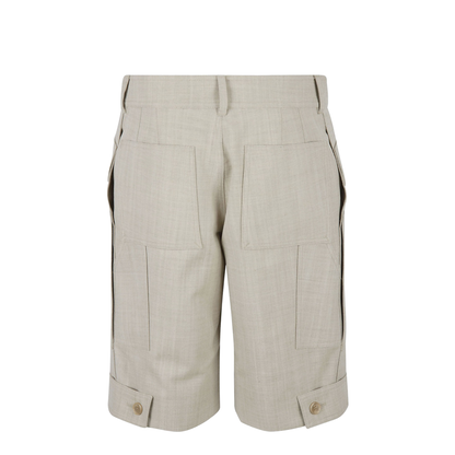 Grain De Poudre Wool Bermuda Shorts