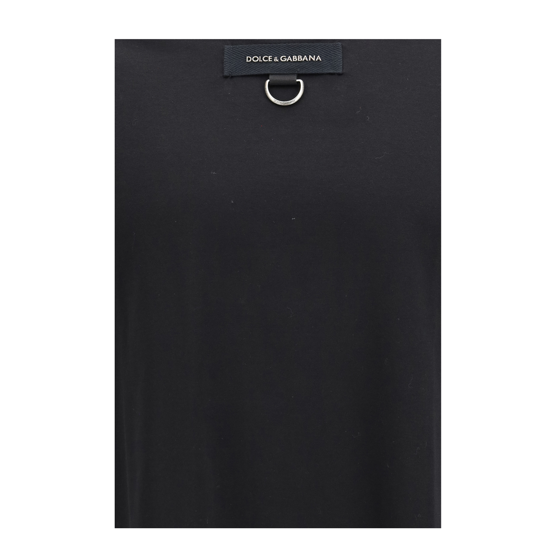 MAYFEYR - Dolce & Gabbana - Round Neck Short Sleeve T-Shirt With D-Ring Detail - G8PN9TG7PZH