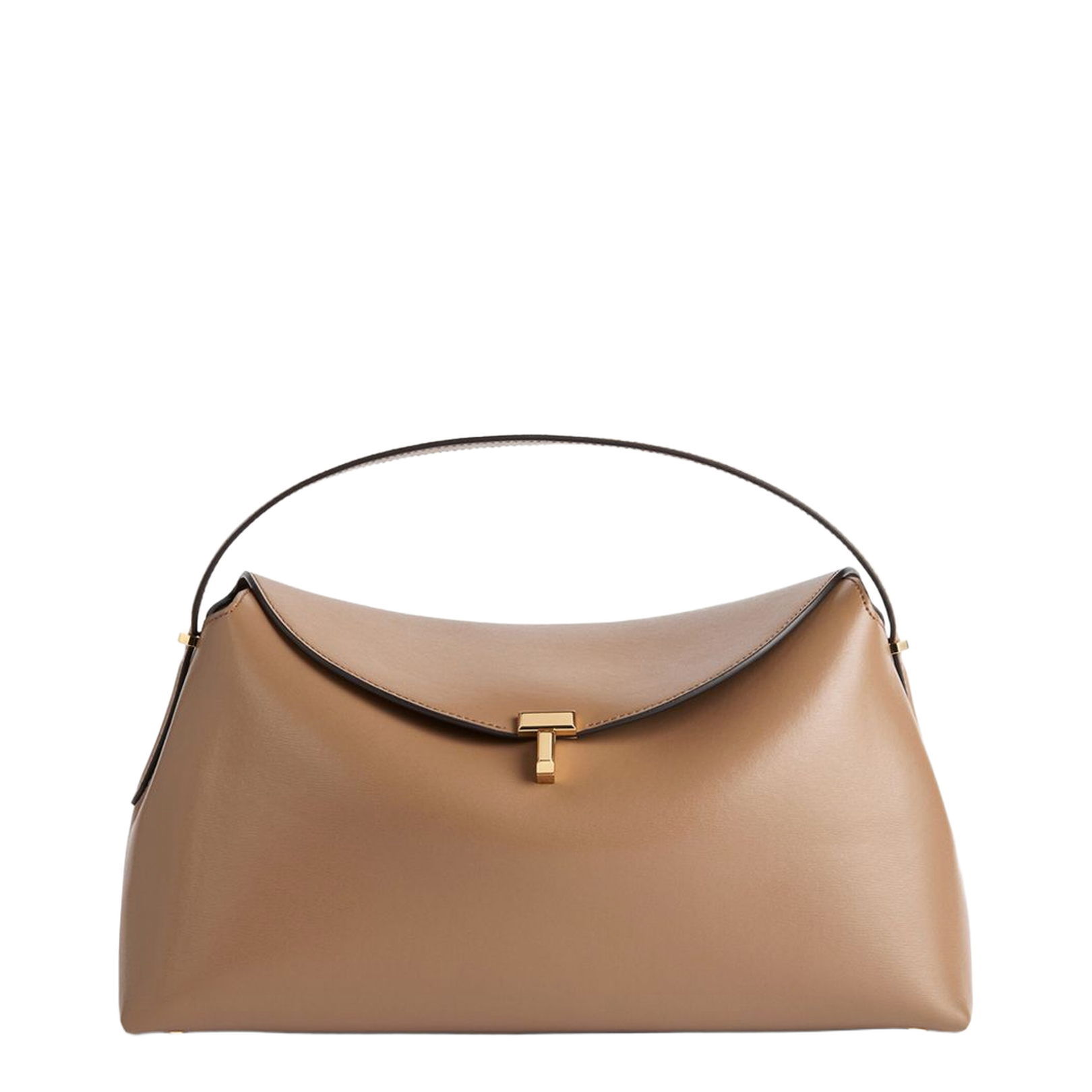 T-lock Leather Shoulder Bag