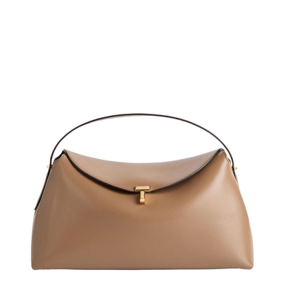 T-lock Leather Shoulder Bag
