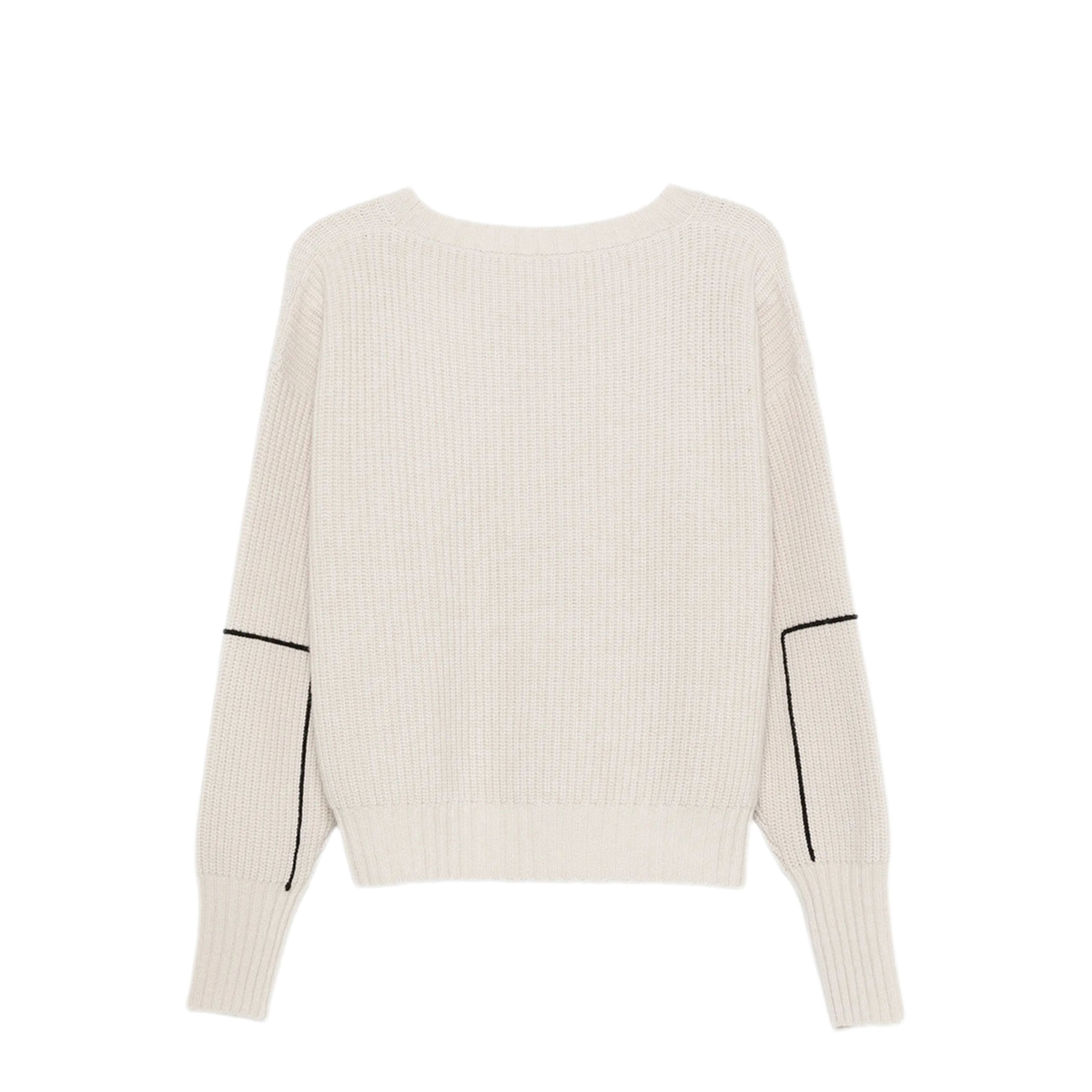 MAYFEYR - Roberto Collina - Pullover In Wool With Contrast Embroidery - B2020104