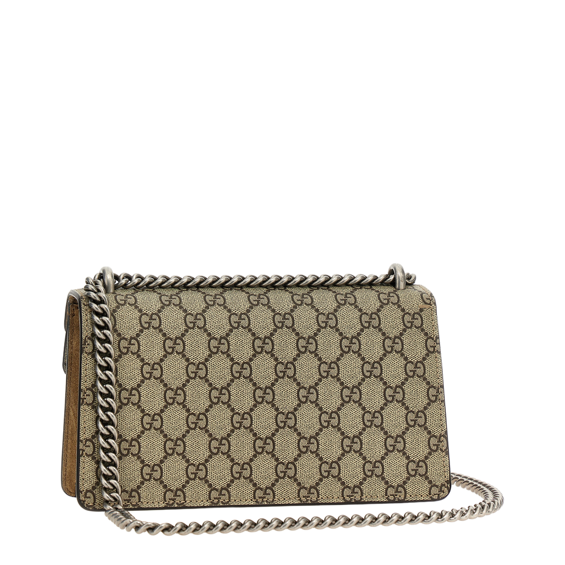 Dionysus Canvas Wallet On Chain - Beige
